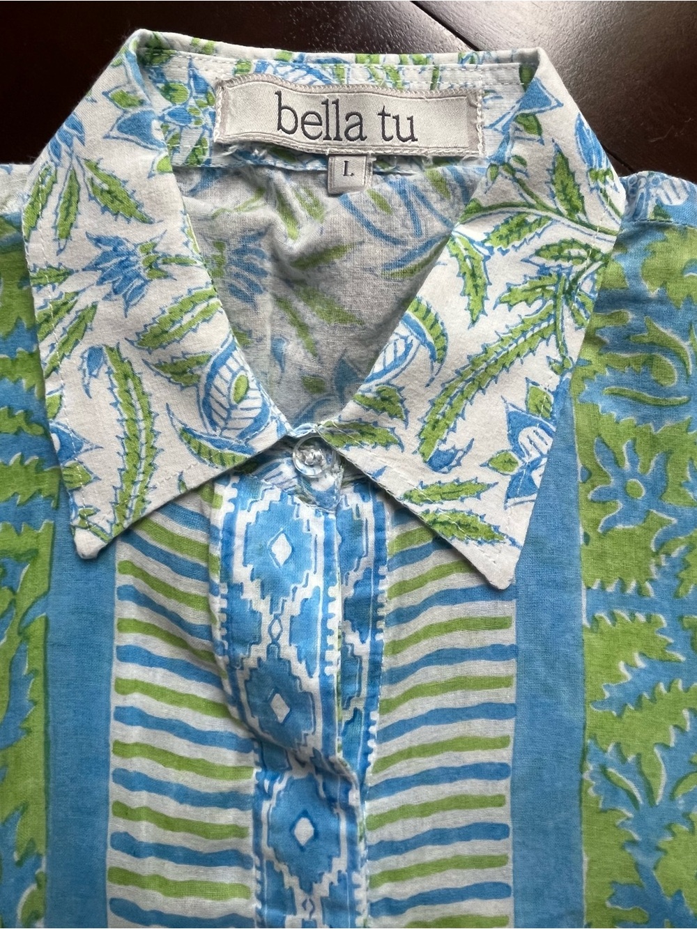 Bella Tu Button Down